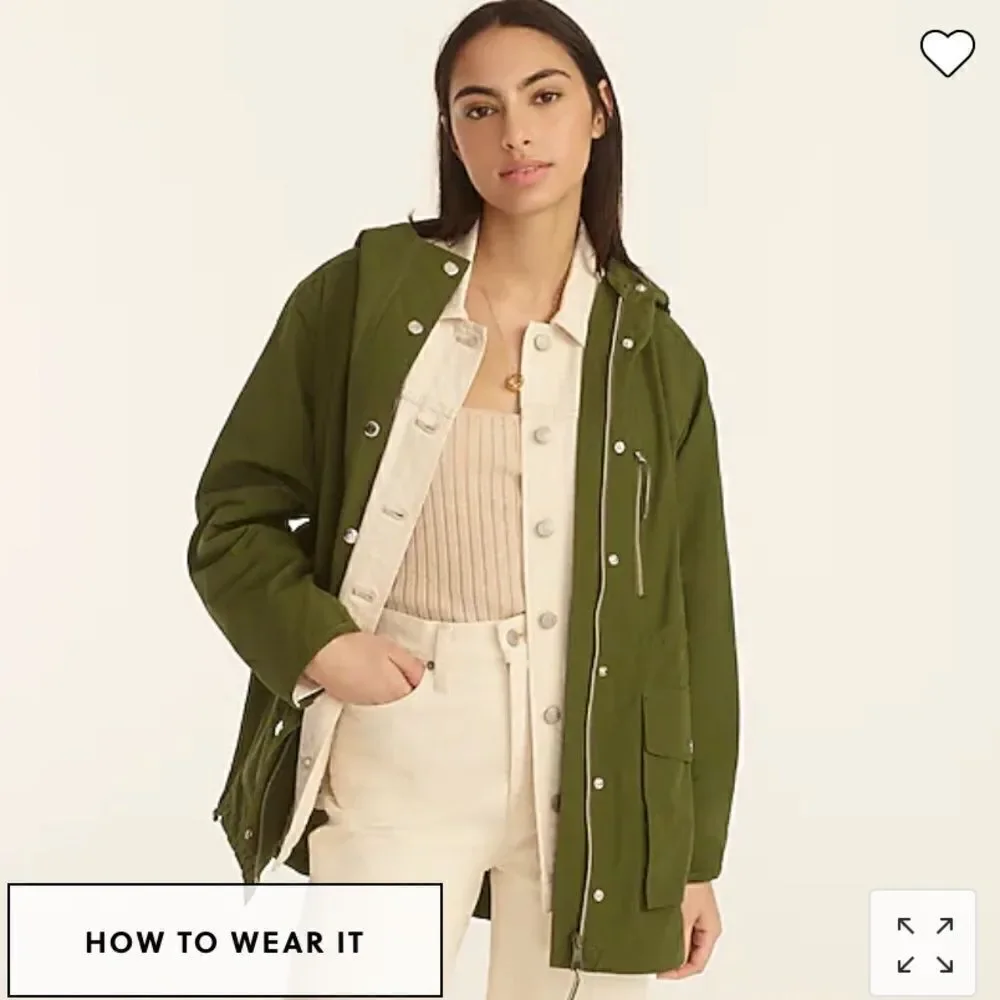 J. Crew Relaxed perfect lightweight jacket* - Picture 4 of 16